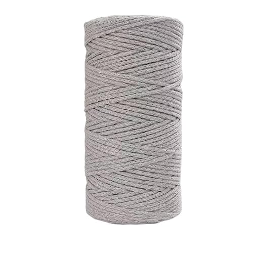 LIYIANWAN tianwandong 150 g hohles Baumwollgarn, mittelgrob, handgewebt zur Herstellung von Rucksäcken, Pullovern, Schals, Baumwollschuhen, altem Baumwollgarn(30 Light Gray) von LIYIANWAN