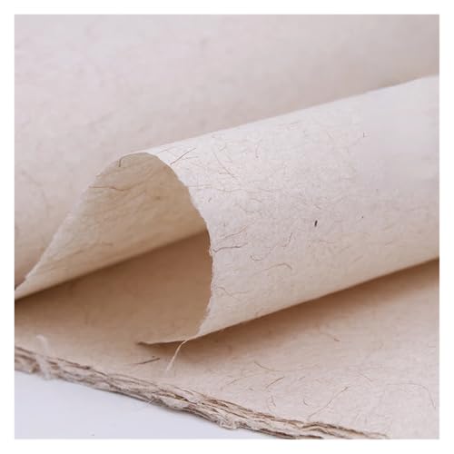 tianwandong Chinesisches reines Maulbeerpapier, handgefertigt, Pflanzenfaser, halbreif, Xuan-Papier, Kalligraphie, Malerei, Reispapier, Papel Arroz, Pinselschrift(48x180cm) von LIYIANWAN