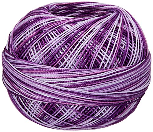 Handy Hands Lizbeth Baumwollgarn, 210 m, 25 g, Lila Iris Fusion von LIZBETH