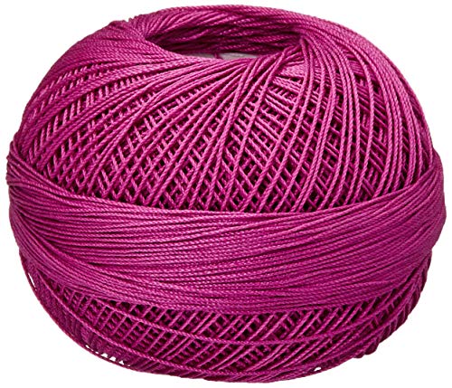 Handy Hands Lizbeth Baumwollgarn, 210 m, 25 g, Magenta Dark von LIZBETH