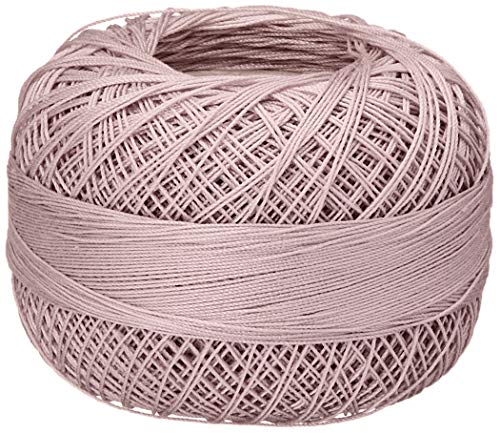 LIZBETH Größe 80 HH80 Baumwollgarn, 180 m, 10 g, Baumwolle, Antique Violet Lt, 168 von LIZBETH