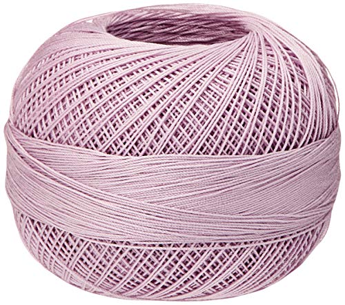 LIZBETH Handy Hands Premium Baumwollfaden, Größe 40, Country Purple Light von LIZBETH