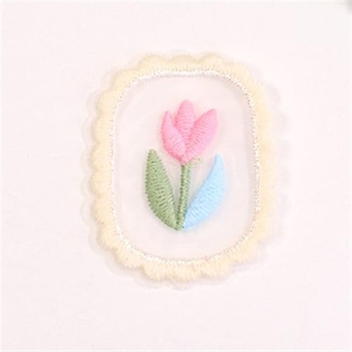 Bügelflicken 10PCS Nette Mini Hohl Mesh Liebe Blume Patches Spitze Stoff Stickerei Kopfbedeckungen DIY Kleidung Nähen Liefert Aufkleber(LA-6-235-6) von LIZHAYG