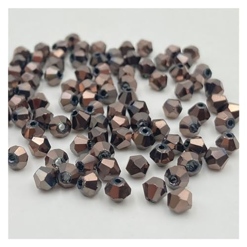 Doppelkegel Perlen 3/4/6 mm Doppelkegel-Kristallperlen, Glasperlen, lose Abstandsperlen zur Schmuckherstellung, DIY-Armband, Halskettenzubehör glasperlen(31,4mm(about 90pcs)) von LIZHAYG