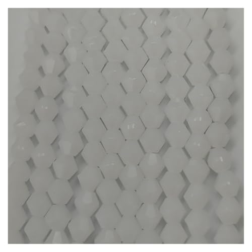 Doppelkegel Perlen 3 4 6 mm facettierte Doppelkegel-Glasperlen, Kristallperlen zur Schmuckherstellung, DIY-Armband-Halskettenzubehör glasperlen(JZ018,3mm(120pcs)) von LIZHAYG