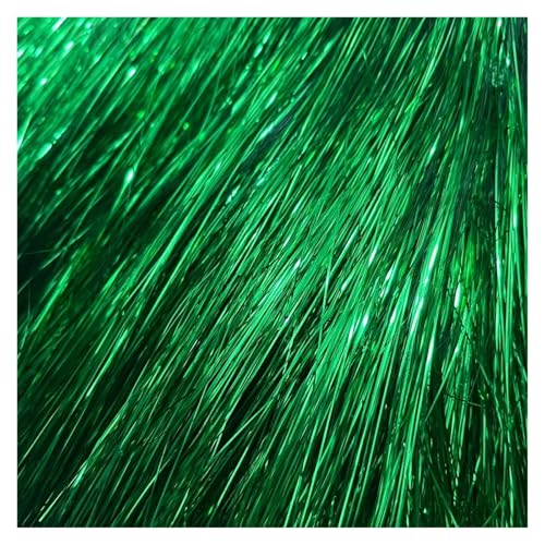 Fransen 10 Yards 10/20 cm Laser glänzende Quaste Fransenbesatz Spitzenband Quasten Weihnachtsdekor Vorhänge Tanzkleider Rock Fransen Nähen(Color-4,Width 10cm) von LIZHAYG