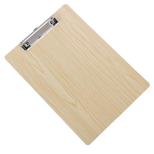 Klemmbrett 215 x 310 mm Holz-Schreibblock, Klemmbrett, Menü-Papierhalter, Klemmbrett, Datei, Dokument, Klemmbrett(2) von LIZHAYG