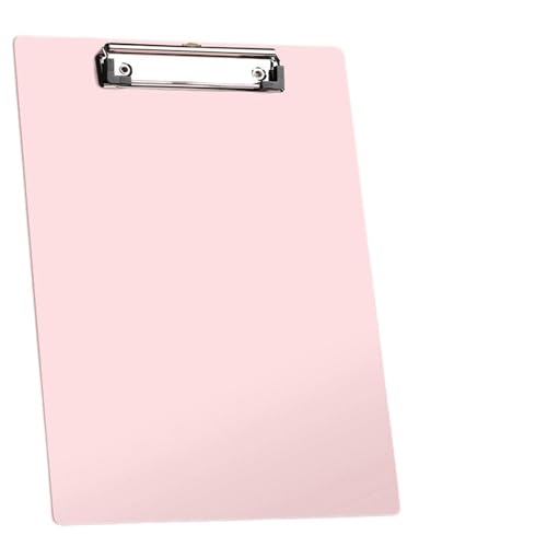 Klemmbrett A4-Zwischenablage-Ordner, Schreibblockhalter, Memo-Klemmbrett, Loseblatt-Notizbuchdatei, Schreibklemmen, Bürobedarf(Pink) von LIZHAYG