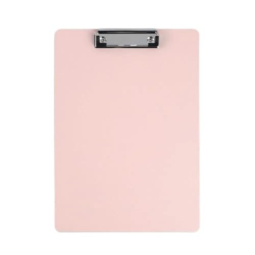 Klemmbrett Menühalter, verdickt, rechteckig, wasserdicht, A4-Aktenordner, Papier, Klemmbrett, Schreibblock(Pink) von LIZHAYG