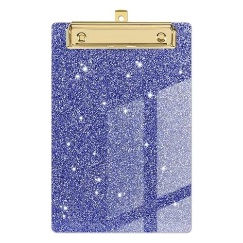 Klemmbrett Schreiben Zwischenablage Glitter Glänzend Schreiben Trägerplatte Ordner Bord Dokumente Organizer Memo Clip Bord Clips Tabla Portapapeles(Blue) von LIZHAYG