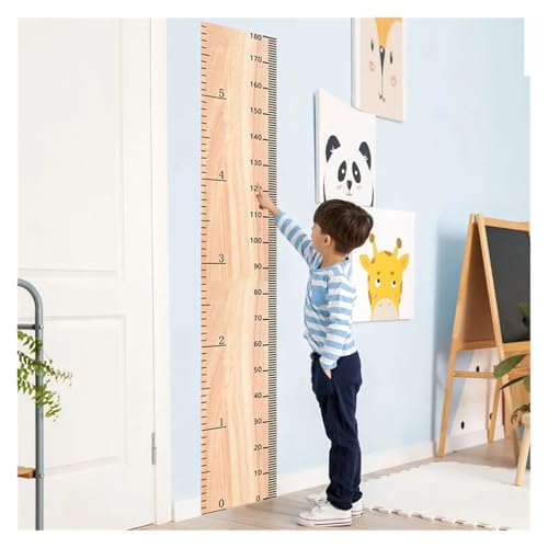 LIZHAYG Messlatte Kinder Messlatte-Aufkleber, Wachstumslineal, Meter, Zoll, Kinderzimmer-Dekoration, selbstklebend, Messlatte, Heim-Wand-Kunst-Aufkleber, Dekoration, Wandbild messlatte Kinder Holz von LIZHAYG