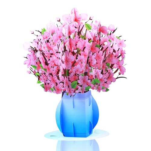 3D-Muttertagskarten, Kirschblüten-Blumen-Grußkarten für alle Anlässe, Valentinstag, Jahrestag, Ehefrau, Mutter von LIbgiubhy