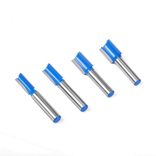 4pcs Professionelles Holzbearbeitungsrouter Bit Mit Antirustbeschichtung Geeignet Für Holzmetall Erhöht Die Stabilität Und Präzise von LIbgiubhy