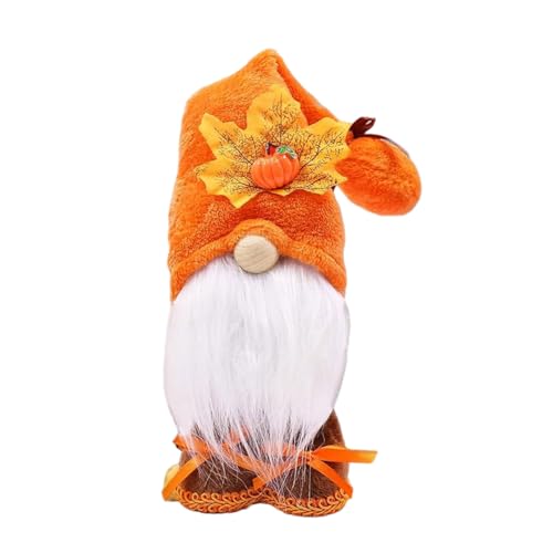 LIbgiubhy Plüschstoff, Thanksgiving-Ornamente, handgefertigt, Zwerge, Paar, handgefertigte Puppenfigur für Tischdekorationen von LIbgiubhy