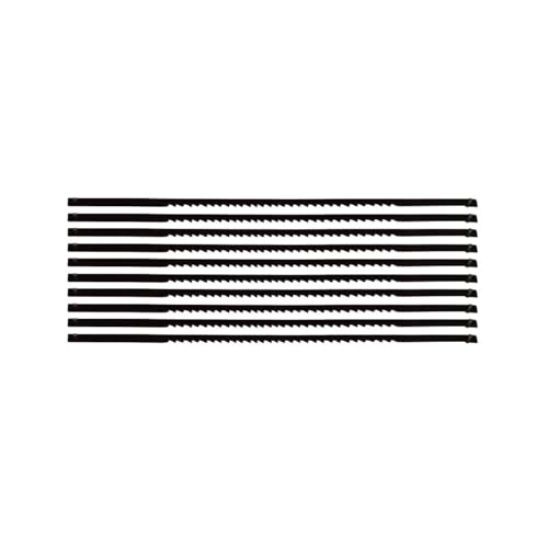 100 Stück 5-Zoll-Dekupiersägeblätter mit Stiftende, 10TPI, Hartstahl, for alle 15-Zoll- und 16-Zoll-Dekupiersägen von LJFMDLN