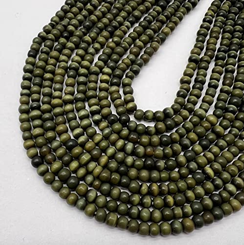 1 Strand Dark Green Cat's Eye 85 Pieces Approx Beads Size 4mm Shape Round Cut Smooth Making, Beading & Craft Supplies 7$ST03D80 von LKBEADS