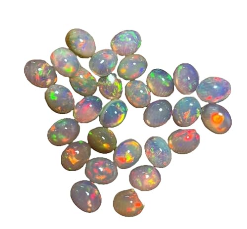 9x11MM Ethiopian Opal,1Pcs Cabochon AAA Quality Ethiopian Opal,1Pcs OVAL Cabochon Ethiopian Opal Cabochon Natural welo opal multi fire opal loose Gemstone For Jewelry Making OPAL-1707 von LKBEADS