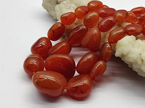 Carnelian Tiny Nugget Beads, tumbled 8x8-23x20mm 20 Pieces Approx Carnelian Smooth Handmade Gemstone Beads, 8.5 Inch Strand April_18_04-2093 von LKBEADS