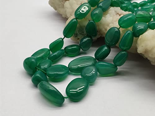 Green onyx Tiny Nugget Beads, tumbled 9x9-18x11mm 22 Pieces Approx Green onyx Smooth Handmade Gemstone Beads, 8.5 Inch Strand April_18_04-2110 von LKBEADS