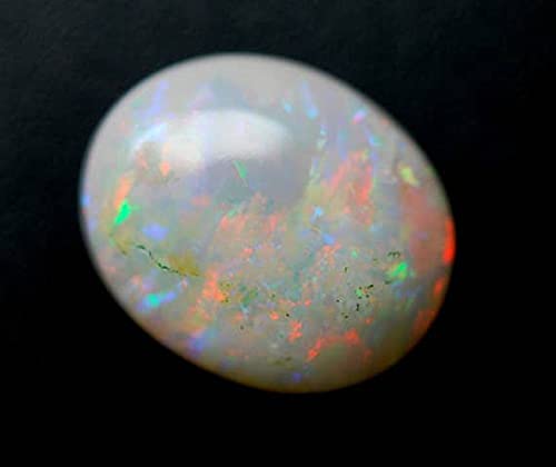 LKBEADS 6.10 Carats, Natural Solid Australian Opal Coober Pedy Mines, Natural Untreated Loose Opal Piece, 12x14mm von LKBEADS