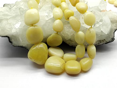 Yellow opal Tiny Nugget Beads, tumbled 7x8-18x11mm 20 Pieces Approx Yellow opal Smooth Handmade Gemstone Beads, 8.5 Inch Strand April_18_04-2090 von LKBEADS