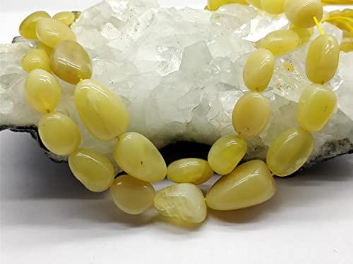 Yellow opal Tiny Nugget Beads, tumbled 7x8-18x11mm 20 Pieces Approx Yellow opal Smooth Handmade Gemstone Beads, 8.5 Inch Strand April_18_04-2091 von LKBEADS