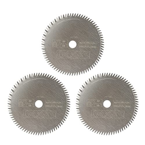 LKLNCXC Sägeblatt 85mm Cutting Tool Saw Blades for Power Tool Circular Saw Blade for Wood HSS Saw Blade Cutter Circular Mini Saw Blade,3PCS 85x15 Metal(3PCS 85x10 HSS) von LKLNCXC