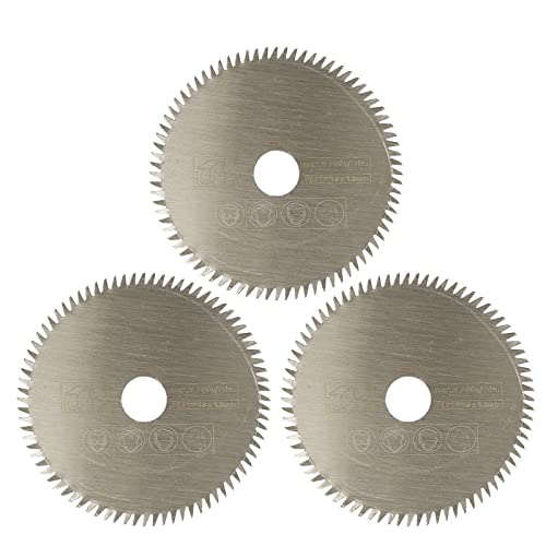 LKLNCXC Sägeblatt 85mm Cutting Tool Saw Blades for Power Tool Circular Saw Blade for Wood HSS Saw Blade Cutter Circular Mini Saw Blade,3PCS 85x15 Metal(3PCS 85x15 HSS) von LKLNCXC