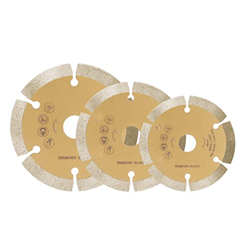 LKLNCXC Sägeblatt Diamond Saw Blade 85/89/115mm Dry-Cut Disc for Angle Grinder Cutting Concrete Ceramic Brick Marble Stone Cutting Discs,115 x 10mm(115 x 10mm) von LKLNCXC