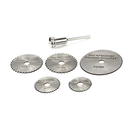 LKLNCXC Sägeblatt Electric Grinding Small Saw Blade Woodworking Cutting Blade 6-Piece Set of High-Speed Steel Small Saw Blade with Blister Set 22-44mm von LKLNCXC