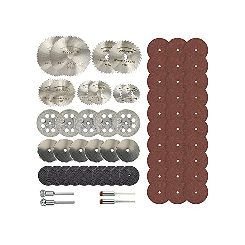 LKLNCXC Sägeblatt Mini Circular Saw Blade Set 65pcs Metal Wood Cutting Discs Resin Cut-Off Wheels Metal Saw Blade for Rotary Tool von LKLNCXC