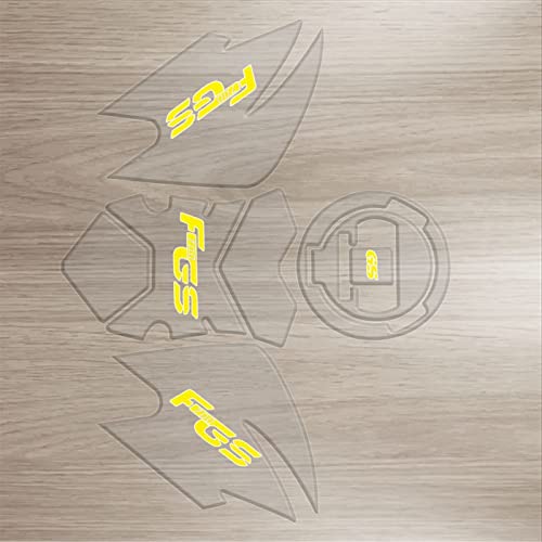 LKUEDV Transparenter Epoxidharz-Motorrad-Tankpad-Schutz 3D-Aufkleber Für F700GS/Adventure F700 GS ADV von LKUEDV