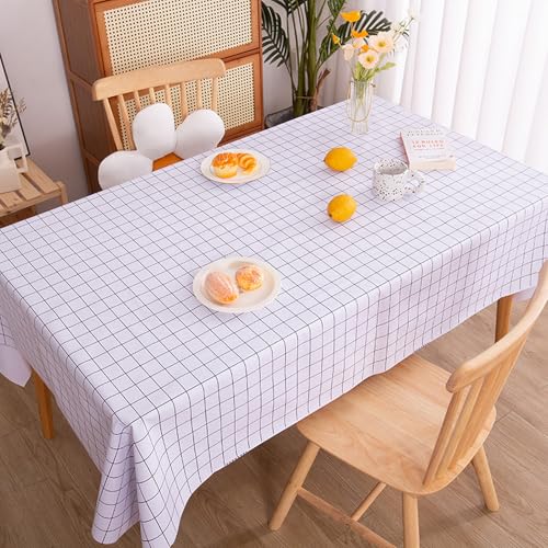 LLATUAN Gartentischdecke,120x120cm,Table Cloth can be Wiped Table Cloth PVC Plastic Wipe clean Waterproof Table Cover Protective Cover, Used for Kitchen Picnic Outdoor Indoor von LLATUAN