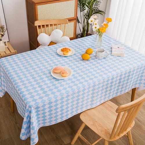 LLATUAN Küche Esstisch Kunststoff,40x60cm,PVC Table Cloth Wipe Clean Tablecloth Rectangular Waterproof Plastic Table Cover Vinyl Wipeable Table Cloth von LLATUAN