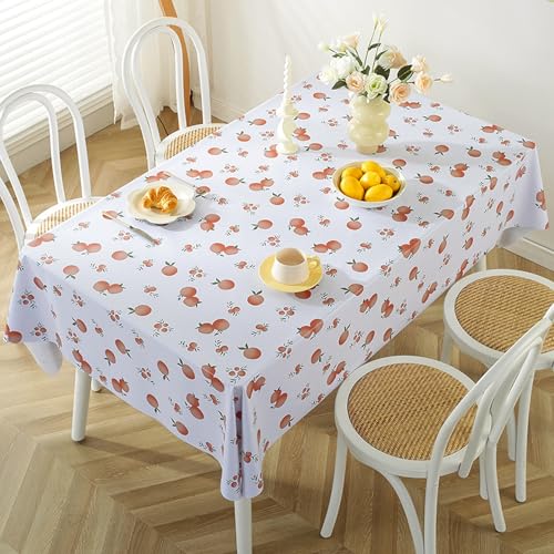 LLATUAN Küche Esstisch Kunststoff,40x60cm,Tablecloth can be Wiped Tablecloth PVC Plastic Wipe clean Waterproof Square Dining Table Cover von LLATUAN