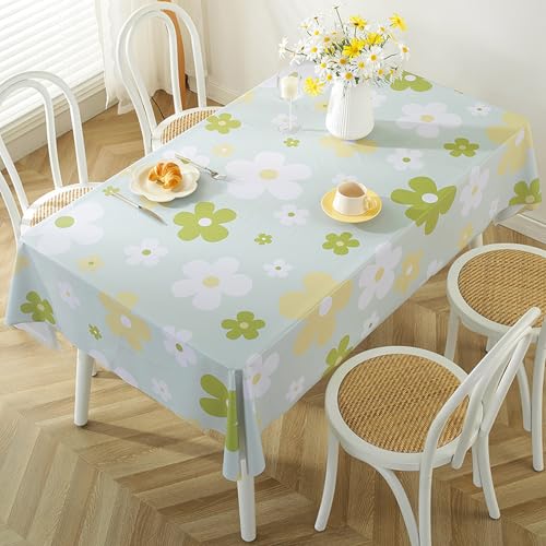 LLATUAN Tischdecke,100x160cm,Large Rectangular Oilcloth PVC Wipe Clean Tablecloth Wipe Clean Tablecloth-Luxury Waterproof and Wipeable von LLATUAN