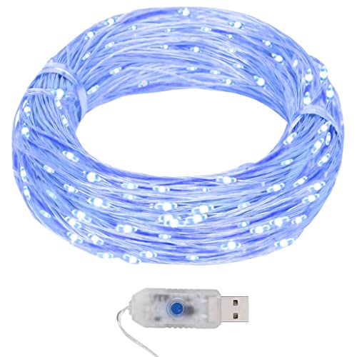 LLEZKBR LED Micro Lichterkette 40m 400 LED Blau 8 Funktion von LLEZKBR