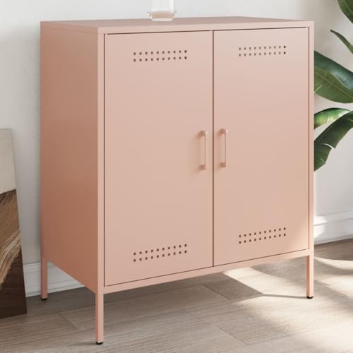 Schränke & Aufbewahrung-Buffets & Sideboards Sideboard Pink 68x39x79cm Stahl von LLEZKBR