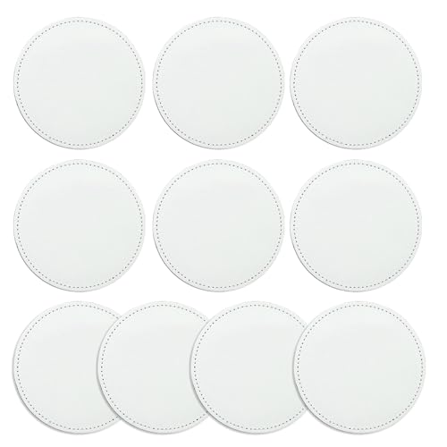 10 Stück Leder-Hut-Patches, Sublimations-Patches, 8 Formen, für Hut, Hemd, Kleid, Pullover, Jeans, Kleidung, Dekor 10 Stück Leder-Hut-Patches, Sublimations-Patches, 8 Formen, für Hut, Hemd, Kleid, Pullover, Jeans, Kleidung, Dekor von LLHCF