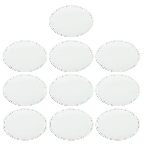 10 Stück Leder-Hut-Patches, Sublimations-Patches, 8 Formen, für Hut, Hemd, Kleid, Pullover, Jeans, Kleidung, Dekor 10 Stück Leder-Hut-Patches, Sublimations-Patches, 8 Formen, für Hut, Hemd, Kleid, Pullover, Jeans, Kleidung, Dekor von LLHCF