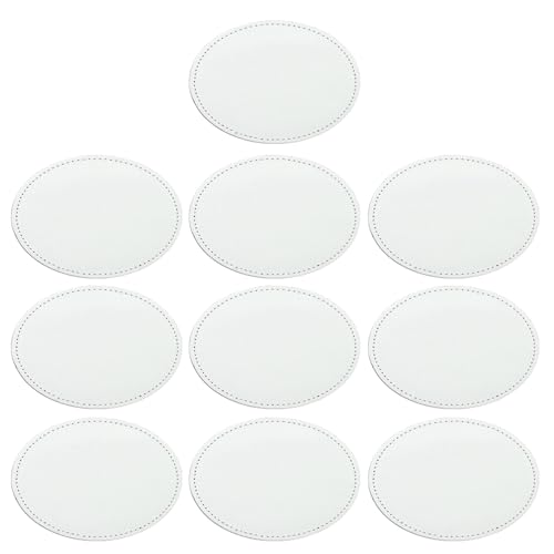 10 Stück Leder-Hut-Patches, Sublimations-Patches, 8 Formen, für Hut, Hemd, Kleid, Pullover, Jeans, Kleidung, Dekor 10 Stück Leder-Hut-Patches, Sublimations-Patches, 8 Formen, für Hut, Hemd, Kleid, Pullover, Jeans, Kleidung, Dekor von LLHCF