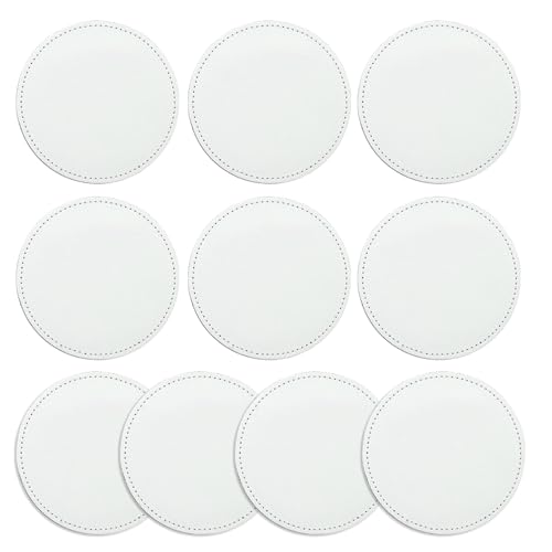 10 Stück Leder-Hut-Patches, Sublimations-Patches, 8 Formen, für Hut, Hemd, Kleid, Pullover, Jeans, Kleidung, Dekor 10 Stück Leder-Hut-Patches, Sublimations-Patches, 8 Formen, für Hut, Hemd, Kleid, Pullover, Jeans, Kleidung, Dekor von LLHCF