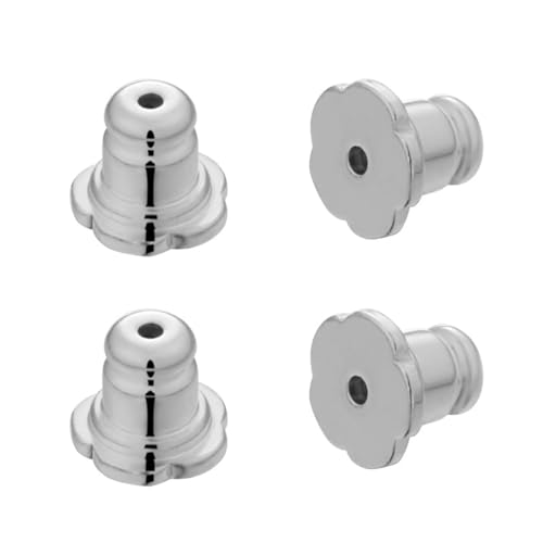 4 Stück Ohrring-Verschlüsse, Ohrschmuck, Ersatzohrstecker, Ohrstecker, Edelstahl-Textur für den täglichen Gebrauch 4 Stück Ohrring-Verschlüsse, Ohrschmuck, Ersatzohrstecker, Ohrstecker, Edelstahl-Textur für den täglichen Gebrauch von LLHCF