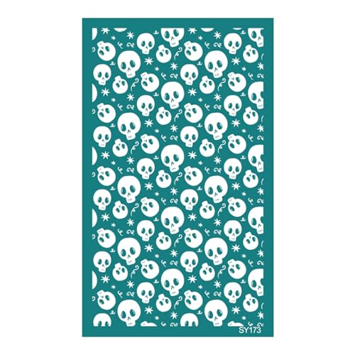 Halloween-Siebdruckschablonen zum Bemalen von Ton, Holz, T-Shirts, Stoffbeutel, selbstklebender Siebdruck Halloween-Siebdruckschablonen zum Bemalen von Ton, Holz, T-Shirts, Stoffbeutel, selbstklebender Siebdruck von LLHCF