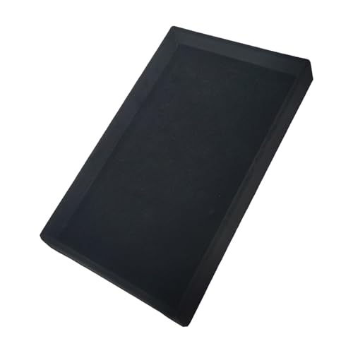 LLHCF Elegantes Schmucktablett aus Stoff, Anhängerhalter, elegante Schmuckschatulle, stapelbar, Präsentationsplatte für Halskette von LLHCF