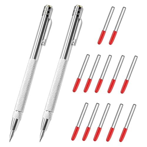 LLINthy Anreißnadel zum Ätzen und Gravieren von Metallwerkzeugen, Markierspitzen, gerändelter Griff LLINthy Anreißnadel zum Ätzen und Gravieren von Metallwerkzeugen, Markierspitzen, gerändelter Griff von LLINthy