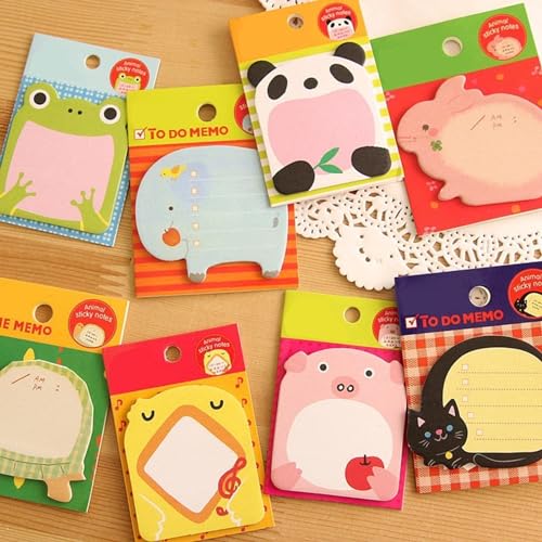 Cartoon Cute Zoo Animal Paradise Korean Stationery Notes Repeated Posted H6A1 Sticky von LLSUZY