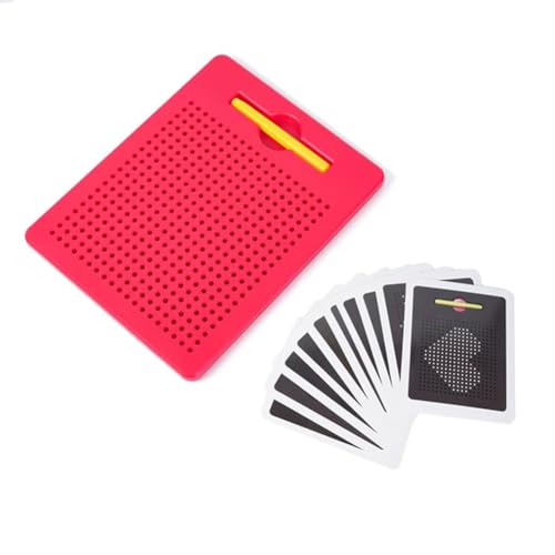 LLTCMYGS Montessori druckreduzierendes magnetisches Stahlkugel-Zeichenbrett, perfektes Reisespielzeug,Blau LLTCMYGS Montessori druckreduzierendes magnetisches Stahlkugel-Zeichenbrett, perfektes Reisespielzeug,Blau von LLTCMYGS