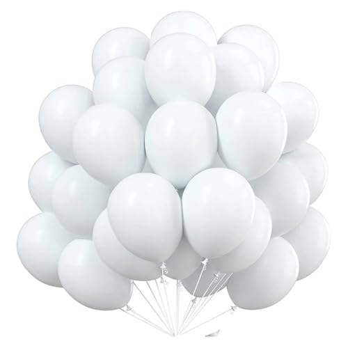 10/15/20/30 Stück Latex-Ballons, 25,4 cm, matt, Heliumballons für Geburtstagsparty, Hochzeit, Bogenhintergrunddekoration (25,4 cm, 9_10 Stück) von LMDO