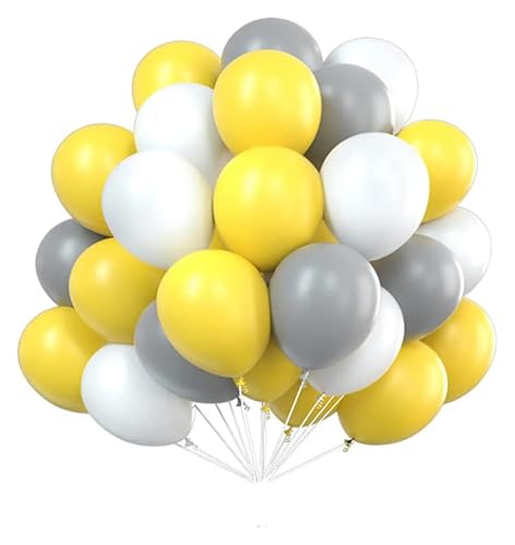 25,4 cm große, goldfarbene Konfetti-Luftballons, Latex-Ballon, Babyparty, Globos, für Erwachsene, Jahrestag, Hochzeit, Geburtstag, Party-Dekoration (30 Stück) von LMDO